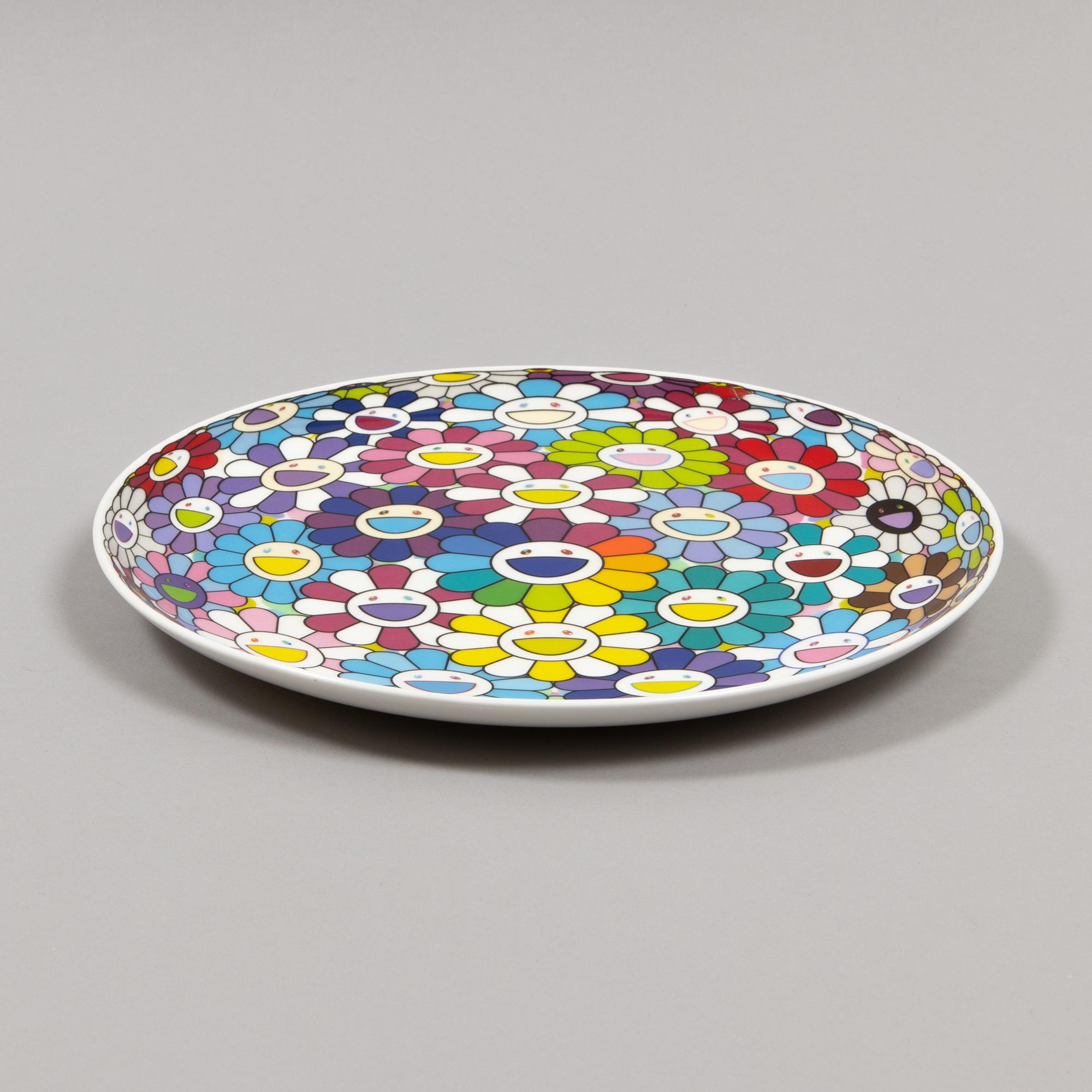 Takashi Murakami, Gargantua sul tuo palmo - Piatto in edizione limitata, Pop Art 4