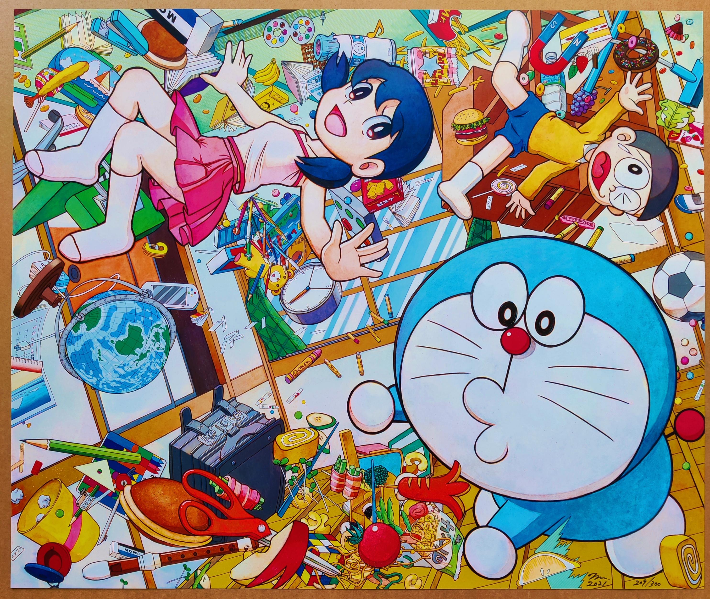 Takashi Murakami
Schwerkraftregulierer (Mr. Doraemon), 2021
Offsetlithographie
Auflage: 209/300
Größe: 60 x 40 cm
Handsigniert & nummeriert von Takashi Murakami
Das Kunstwerk ist in ausgezeichnetem Zustand.
Rahmung ist eine Option, wird mit dem