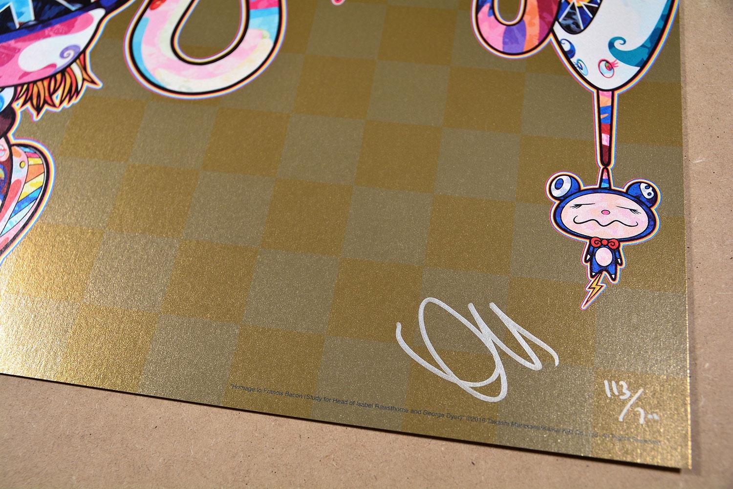 TAKASHI MURAKAMI - HOMAGE TO FRANCIS BACON DIPTYCH Superflat, Pop Art For Sale 6