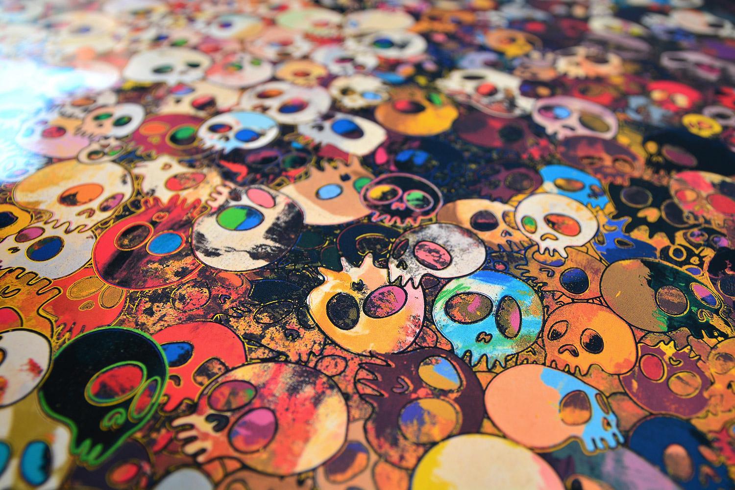 TAKASHI MURAKAMI - NO LO SÉ Firmado y numerado a mano. Superflat, Arte Pop - Figurative Print Marrón de Takashi Murakami