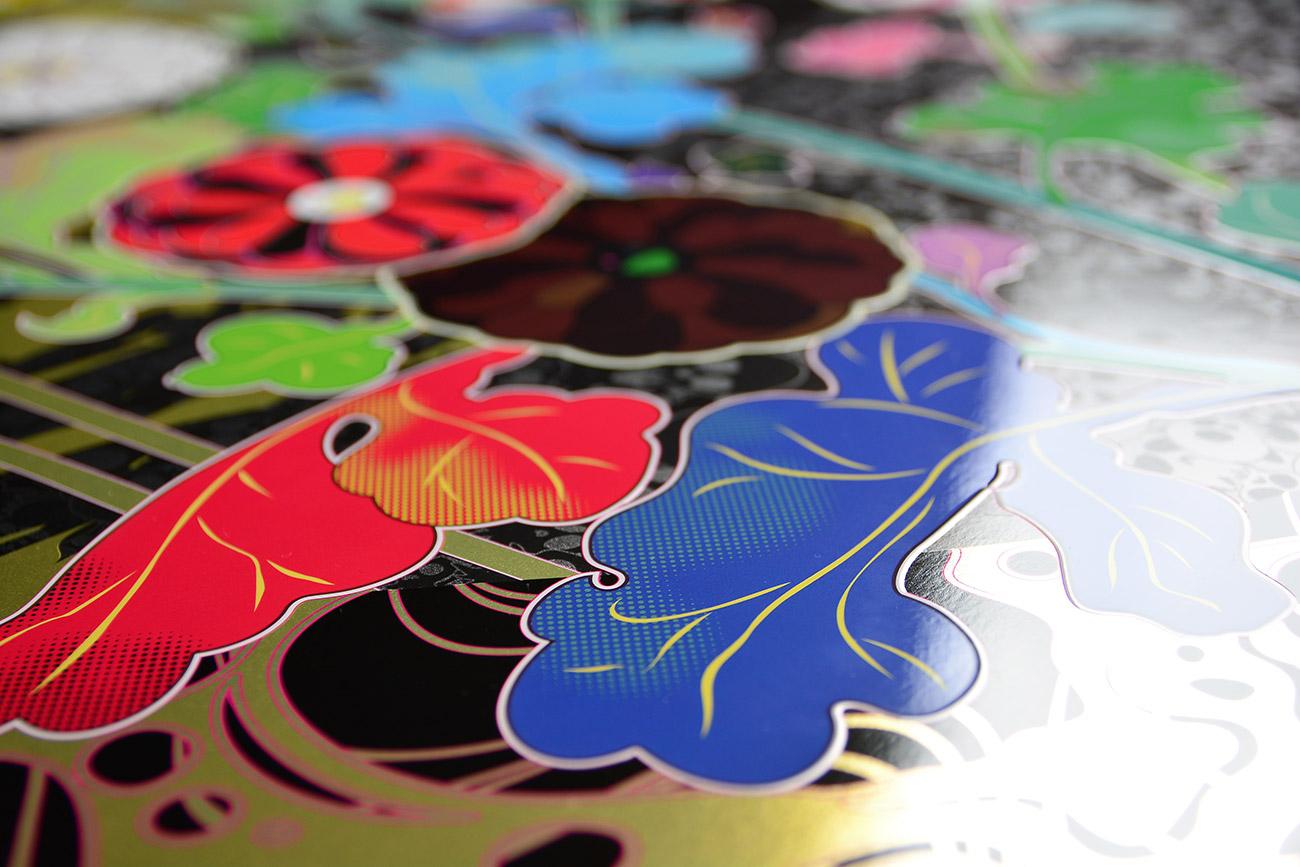 japanese flower pop art