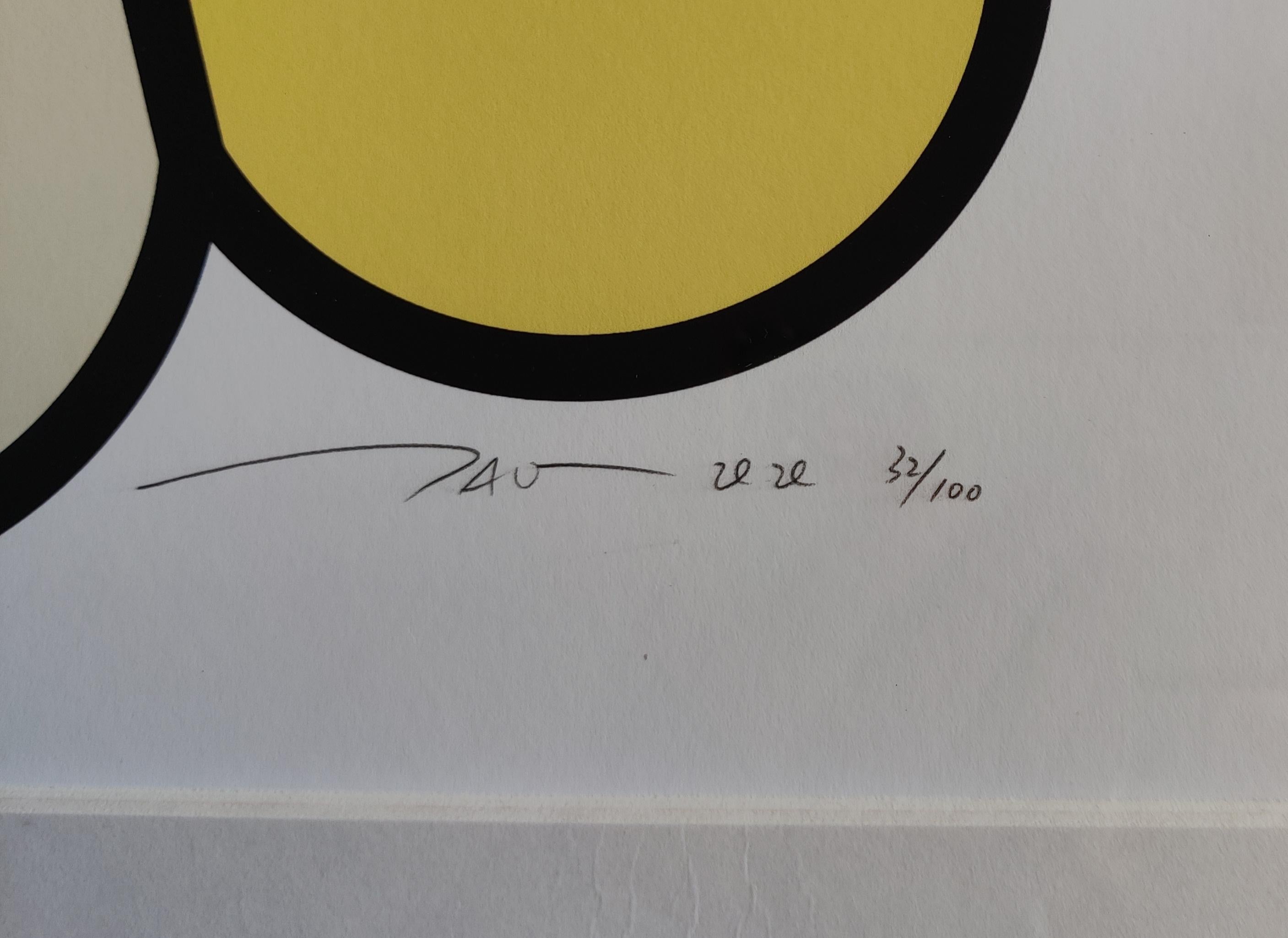 Takashi Murakami -- Doble Cara Multicolor: Negro en venta 2
