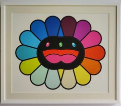 Takashi Murakami -- Double Face multicolore: Nero