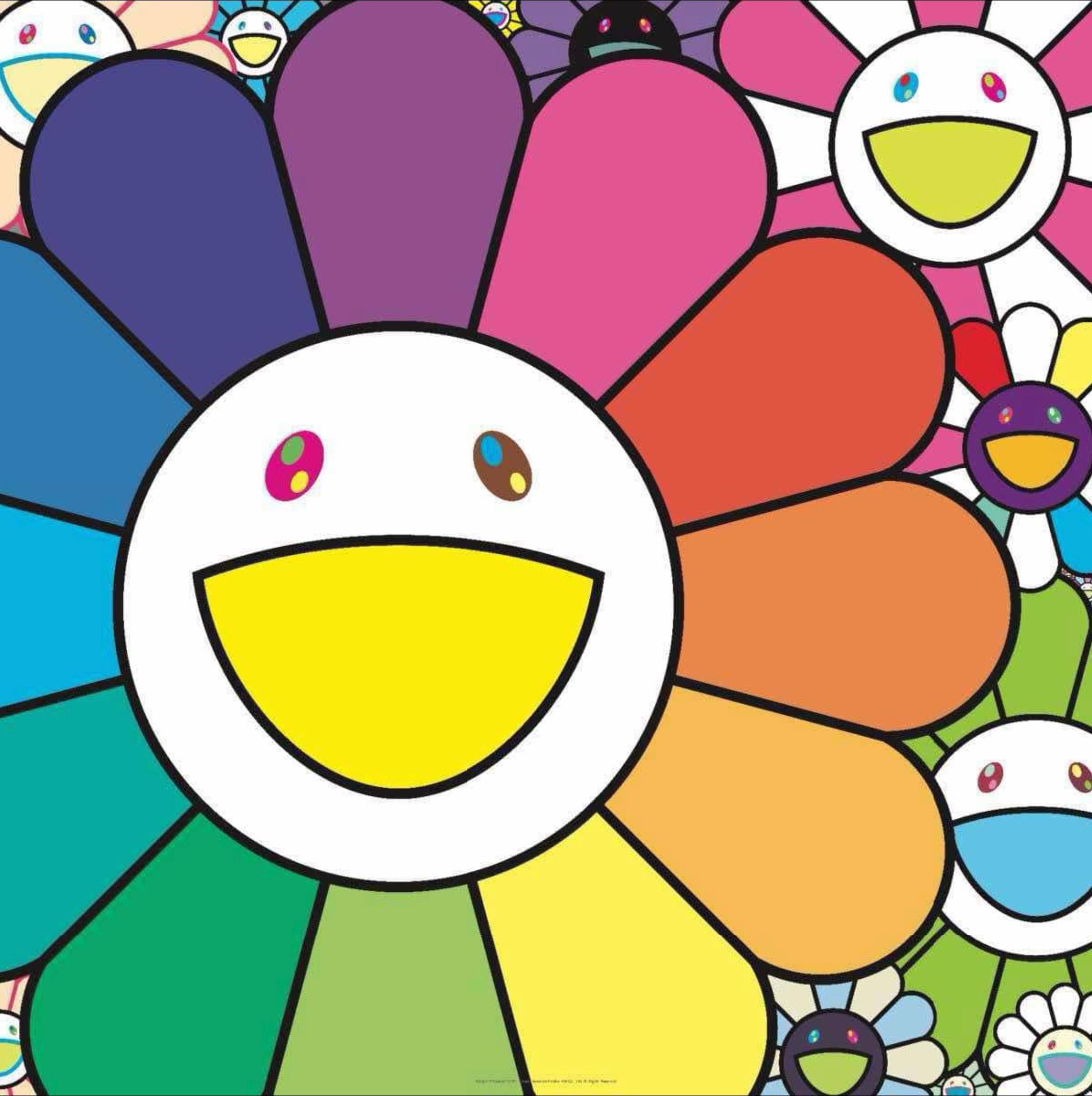 Takashi Murakami,
Poppin
 Flowers, 2025
Lithographie offset
23 3/5 × 23 3/5 in  60 × 60 cm
Edition de 300

signé à la main et numéroté