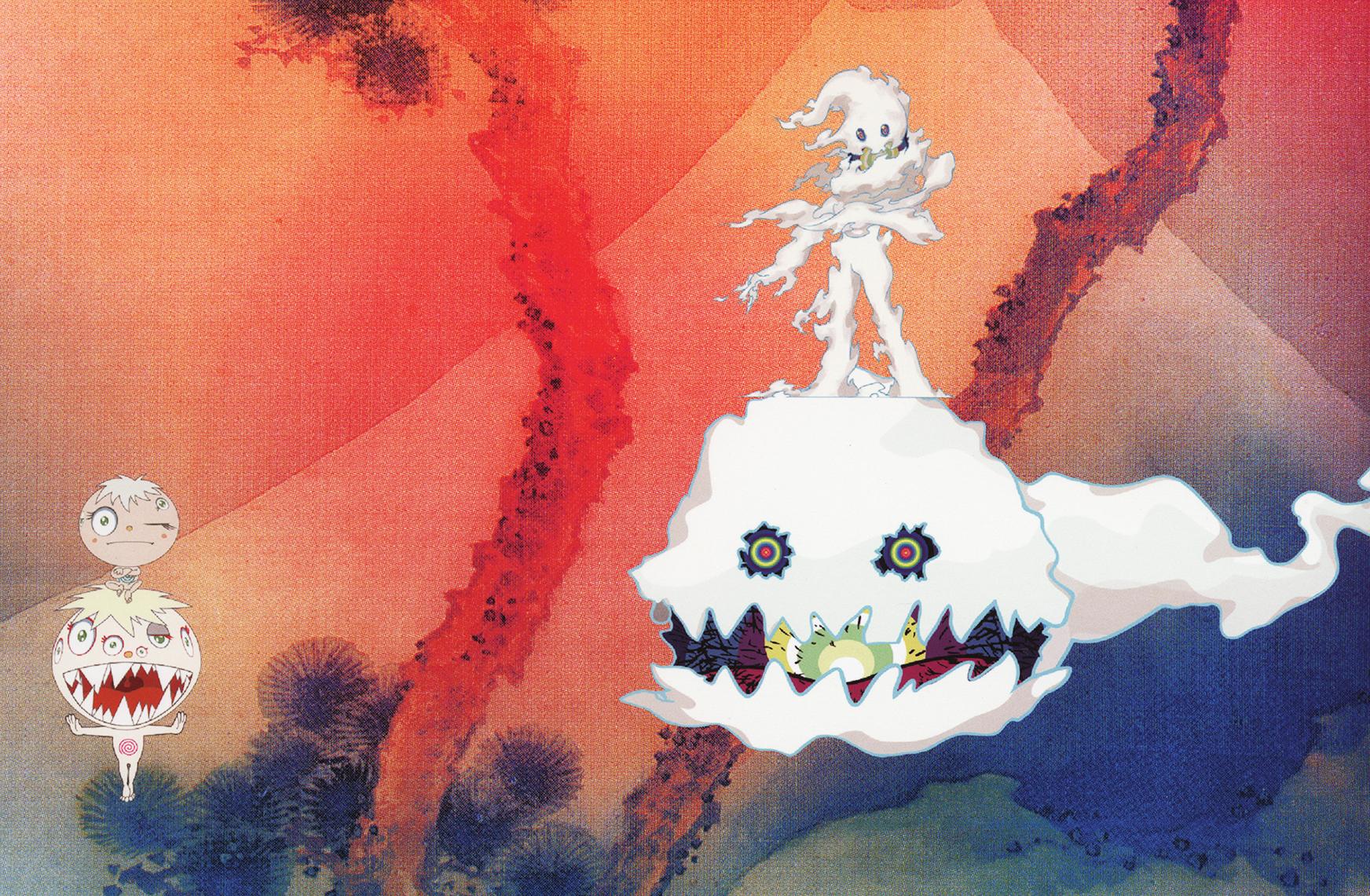 Takashi Murakami record art 2018 (Takashi Murakami Kanye West) For Sale 1