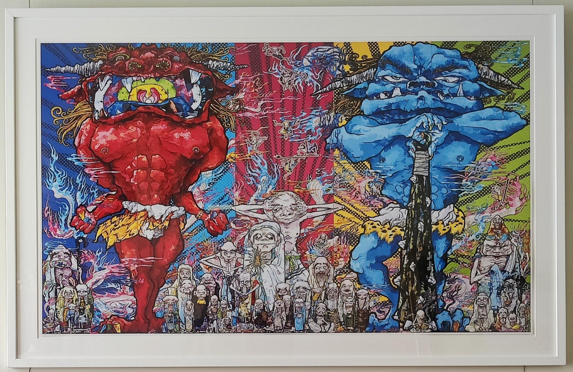 Takashi Murakami -- Il Demone Rosso e il Demone Blu con 48 Arhat 1