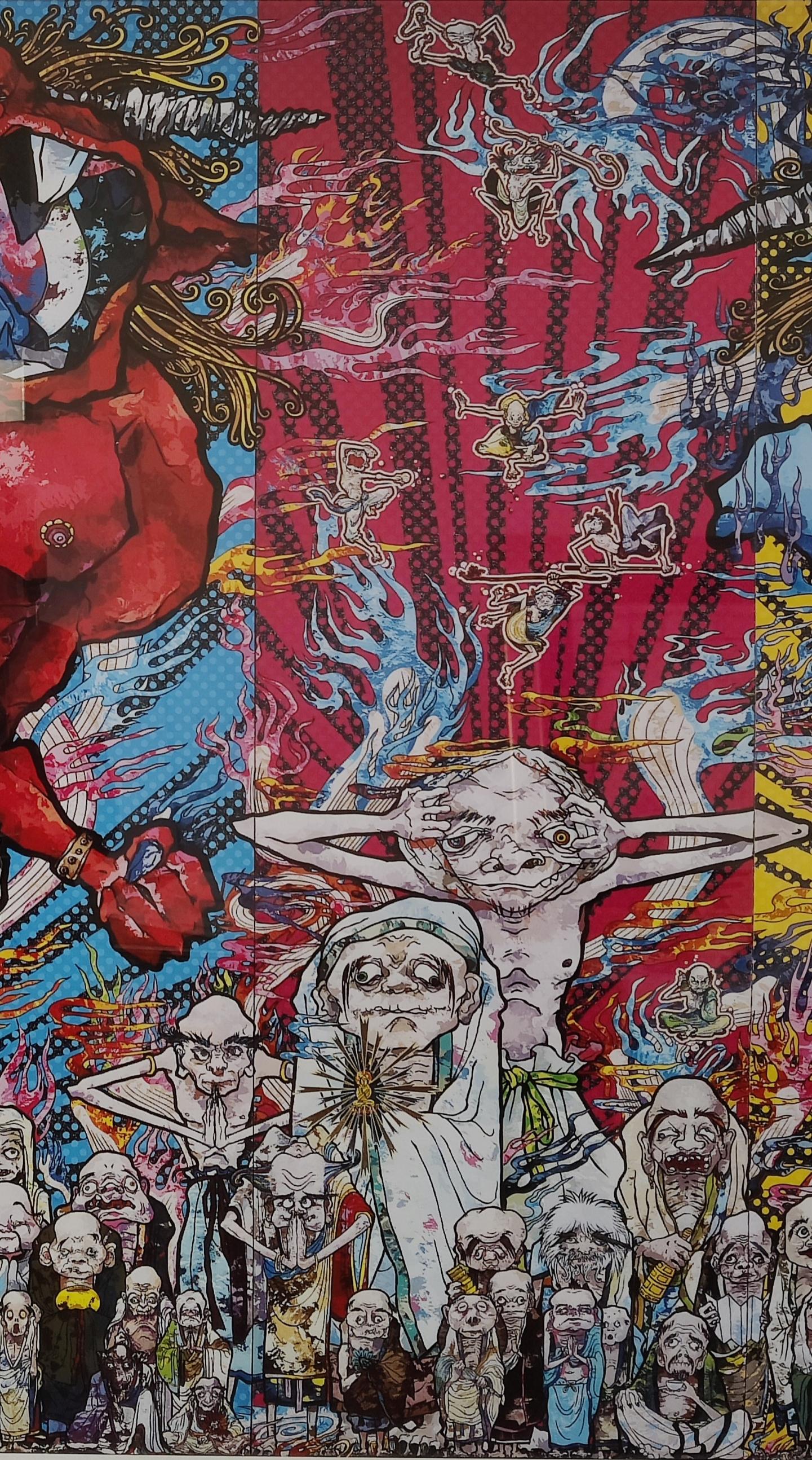 Takashi Murakami -- Il Demone Rosso e il Demone Blu con 48 Arhat 3