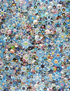 TAKASHI MURAKAMI - SIGNAL : Signé et numéroté à la main. Super Flat (très plat), Pop Art