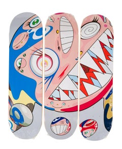 Takashi Murakami Skateboard-Decken (Set aus 3 Werken)