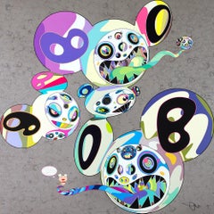 TAKASHI MURAKAMI: Spiral. Limited edition hand signed & numb. Superflat, Pop Art