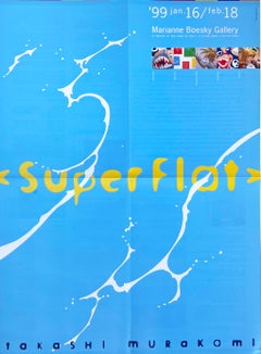 Takashi Murakami 'Superflat' exhibition poster (vintage Takashi Murakami) 