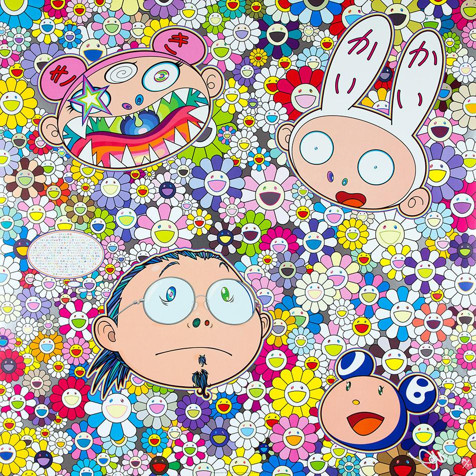 Takashi Murakami Figurative Print - TAKASHI MURAKAMI: The Creative Mind - Hand signed & numbered Superflat, Pop Art