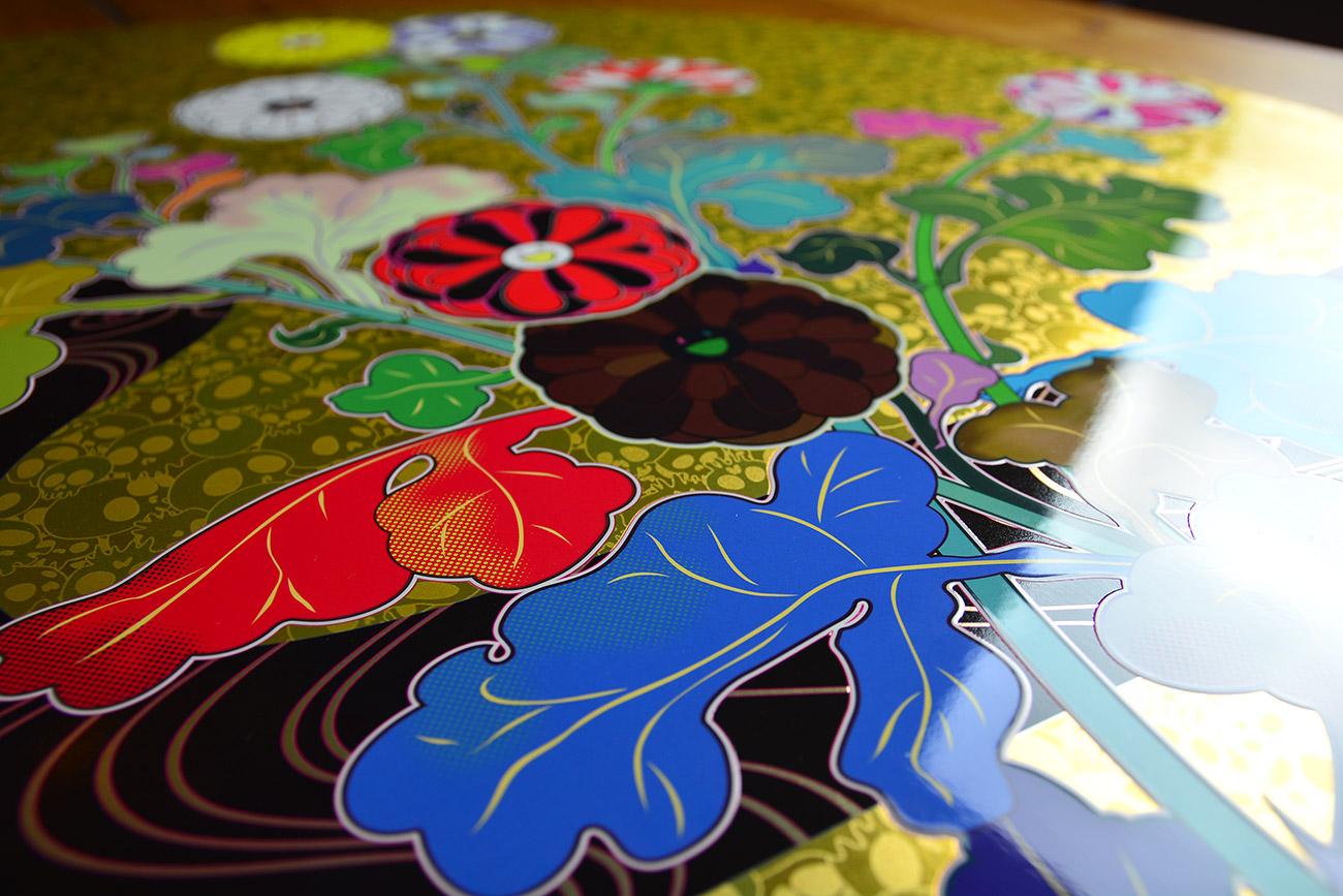 TAKASHI MURAKAMI: The Golden Age Hand signed & numb. Superflat, Pop Art - Beige Figurative Print by Takashi Murakami