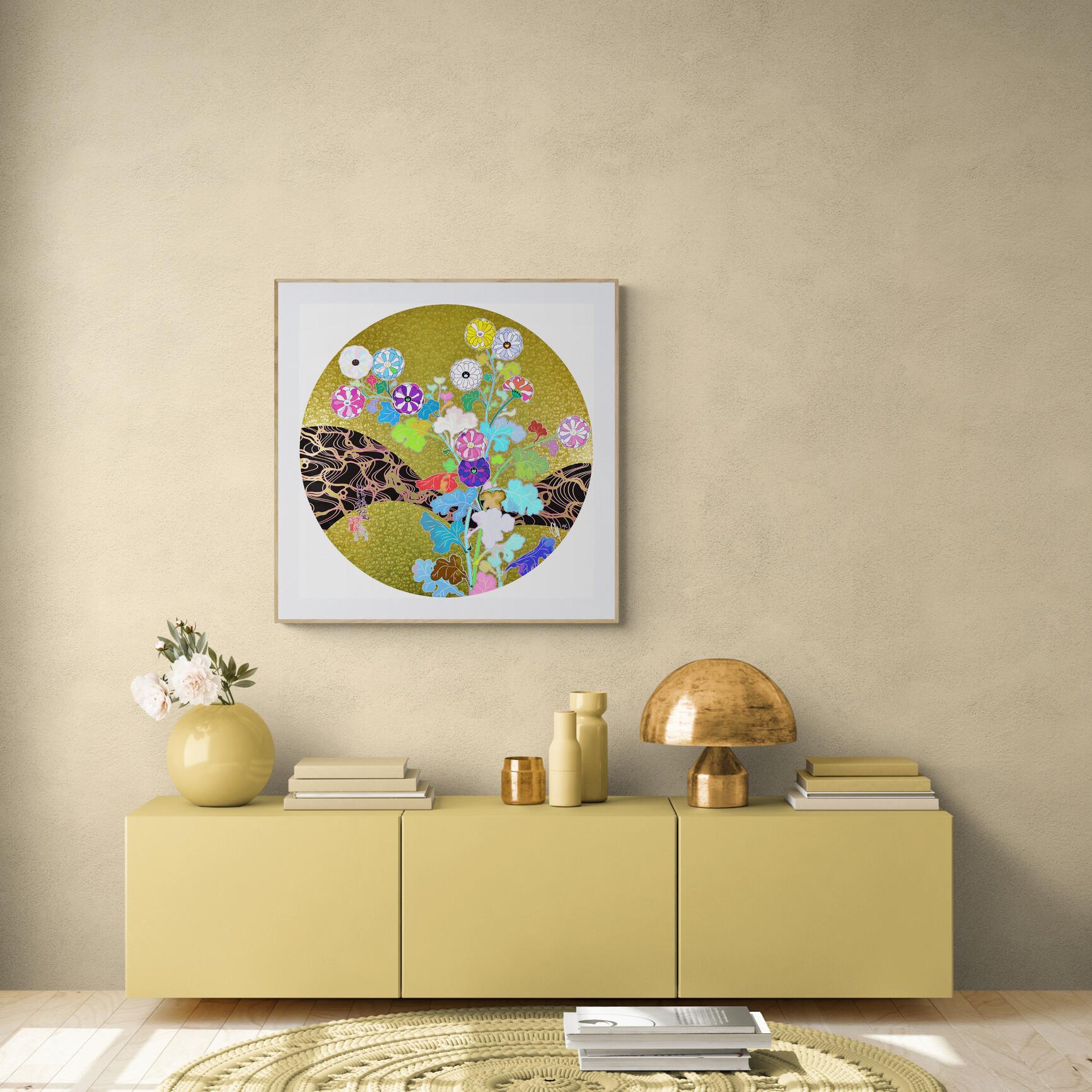 Takashi Murakami - THE GOLDEN AGE: HOKKYO TAKASHI Pop Art Gold Skulls Flowers 6