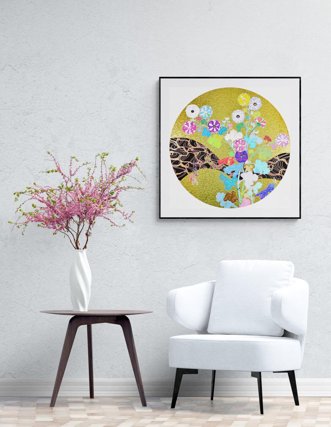 Takashi Murakami - THE GOLDEN AGE: HOKKYO TAKASHI Pop Art Gold Skulls Flowers 7