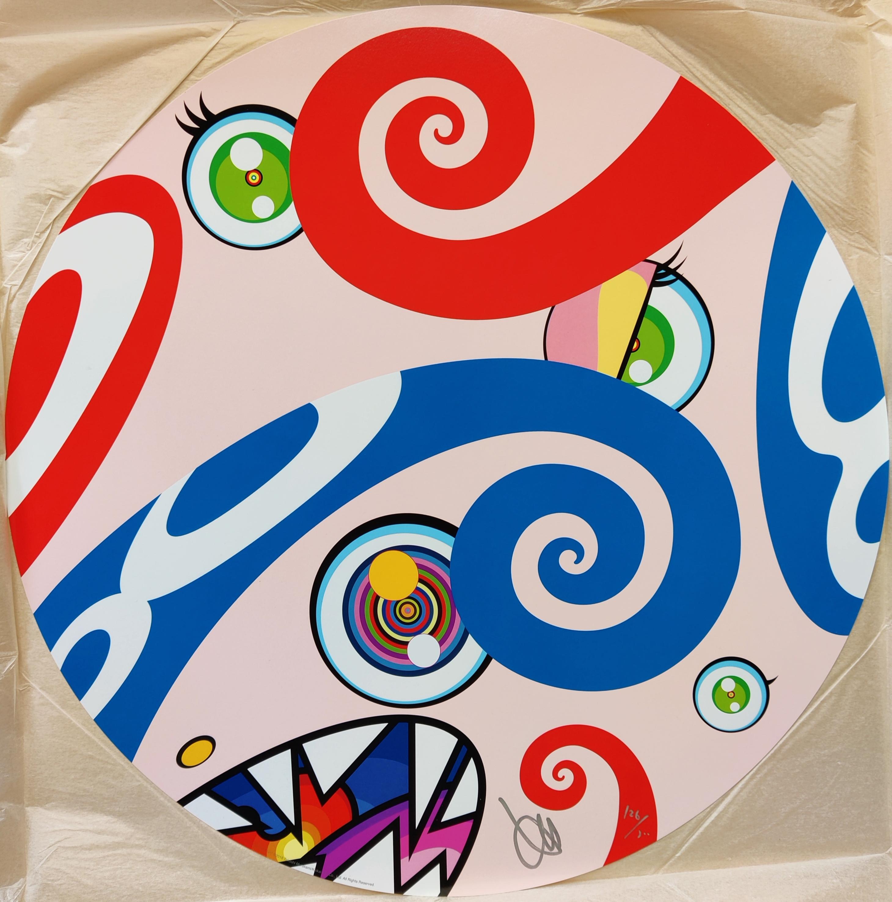 Takashi Murakami
We are the Square Jocular Clan (9), 2018
Offset lithograph
Edition: 126/300
Diameter: 50 cm
Hand Signed & Numbered by Takashi Murakami
The artwork is in excellent condition, including the original pack
Framing is an option and it