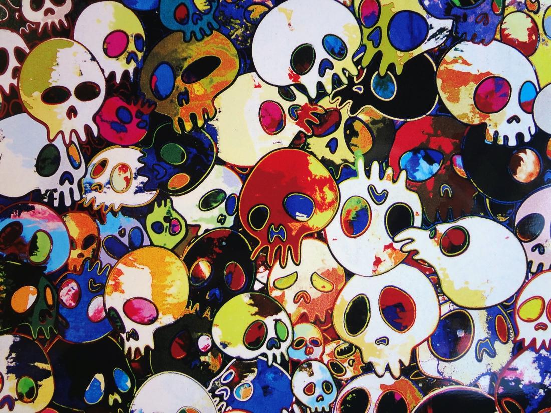 Takashi Murakami - WHO'S AFRAID OF RED, YELLOW, BLUE AND DEATH

Date of creation: 2011
Medium: Offset lithograph with silver and silkscreen with spot UV varnishing
Edition: 300
Size: 77 x 60 cm
Condition: In mint conditions and never framed
PRODUCT