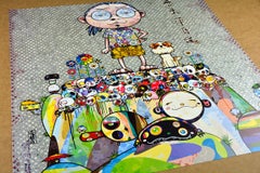 TAKASHI MURAKAMI: Con los ojos puestos en... Firmado y numerado a mano. Superflat, Arte Pop