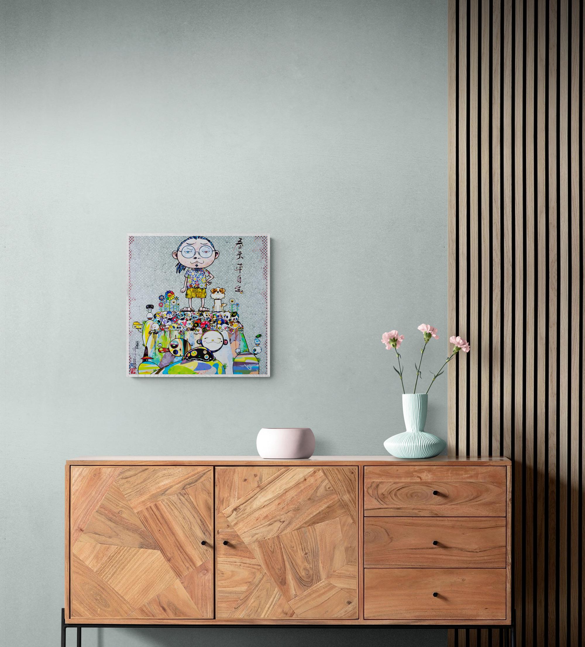 TAKASHI MURAKAMI : Avec les yeux sur... Signé à la main et numéroté. Super Flat, Pop Art en vente 2