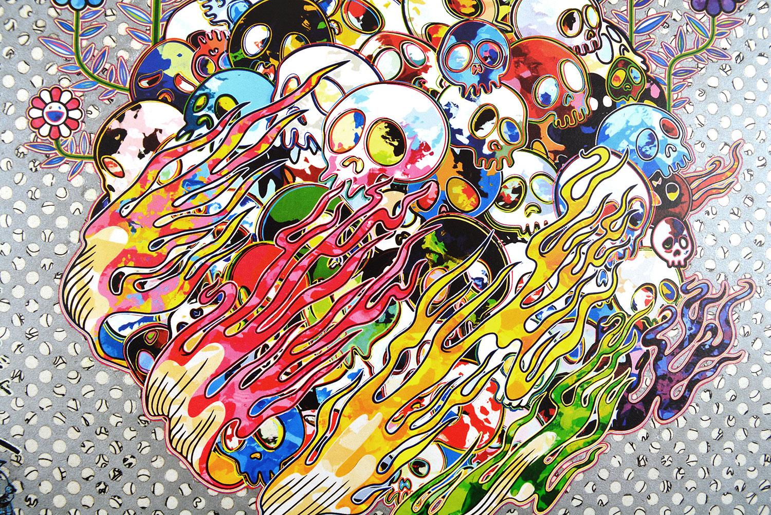 murakami style collage