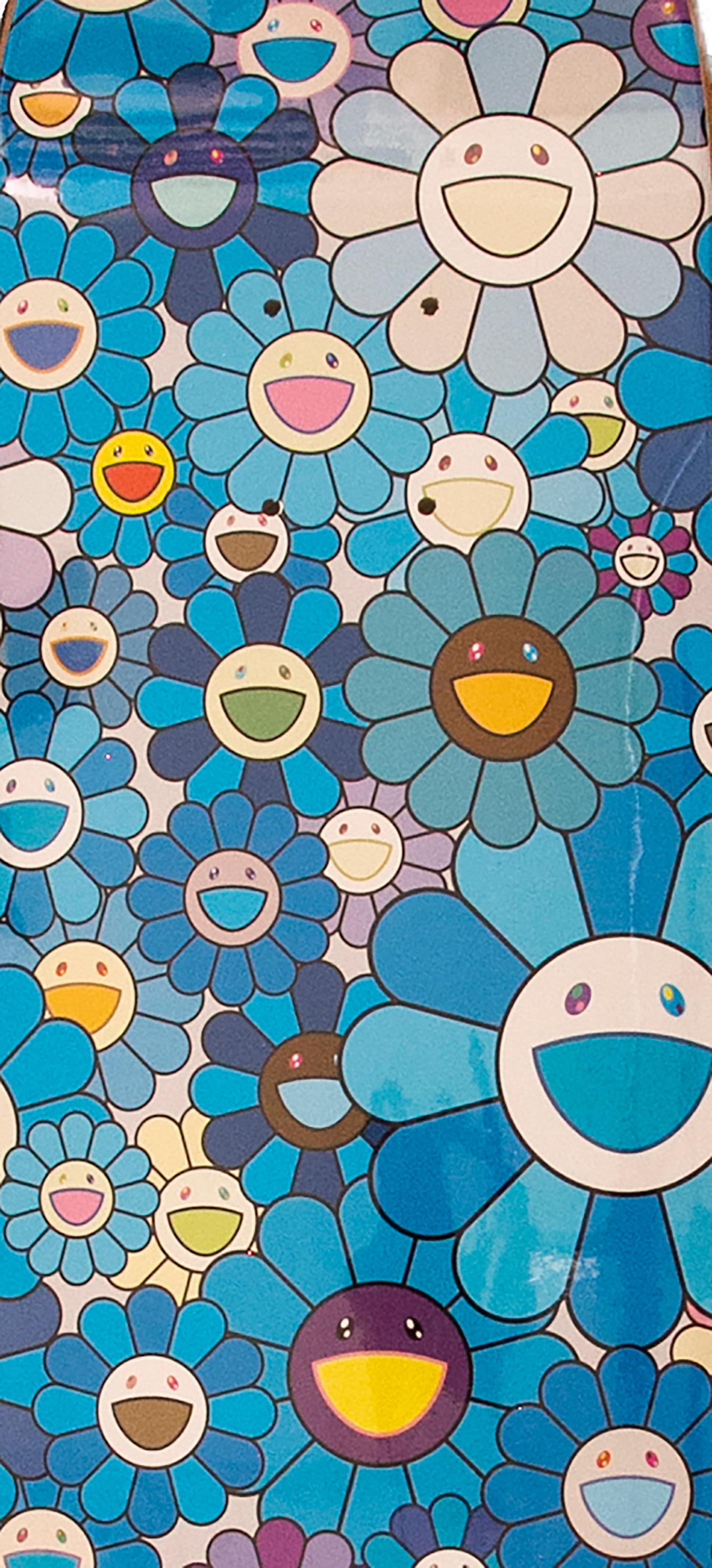Takashi Murakami x Complexcon Deck 8.0 - Blue Multi Flower 3
