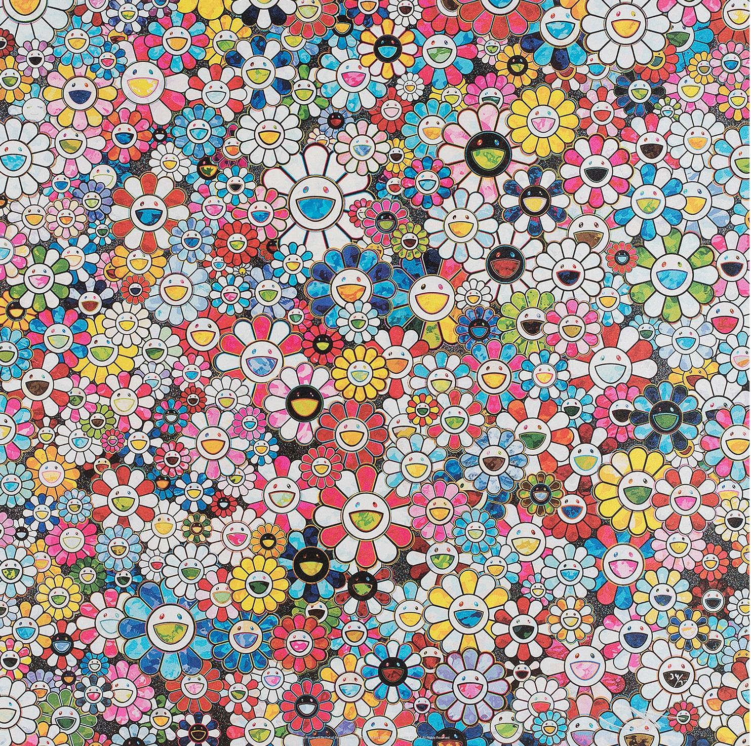 Takashi Murakami Figurative Print - The Future will Be Full of Smile! For Sure!. Limited Edition (print) by Murakami