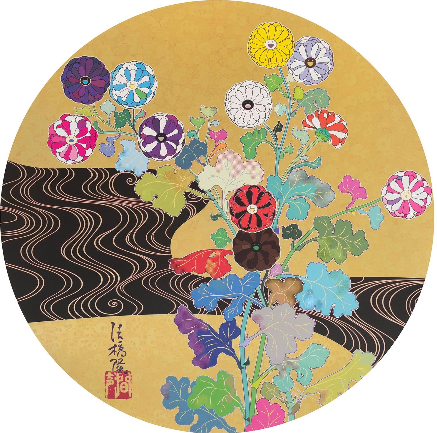 Takashi Murakami Figurative Print - The Golden Age: Kōrin  Limited Edition (print) by Murakami signed, numbered 