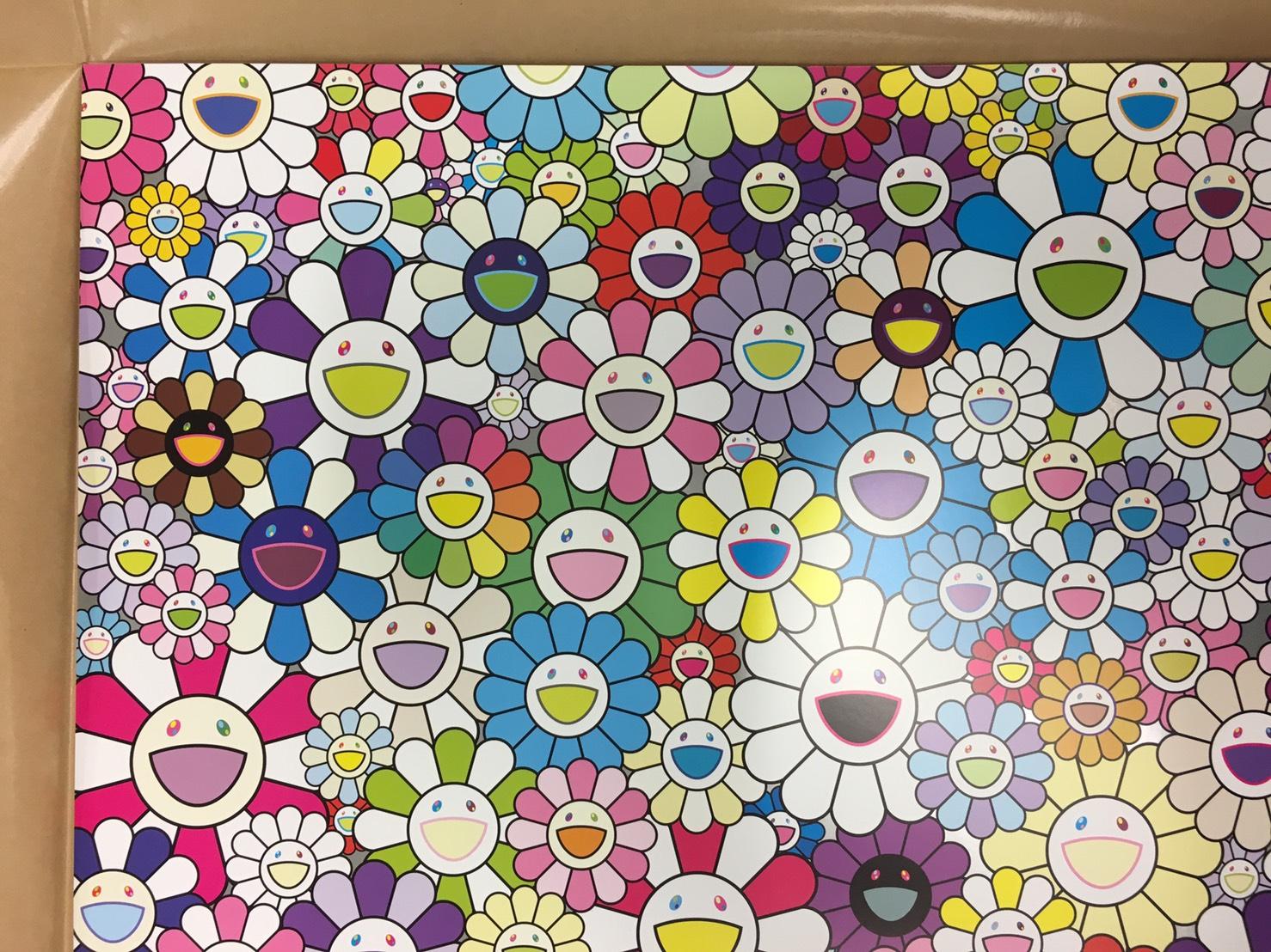 The Nether World, 2018 by Takashi Murakami
Offset print, numbered and signed by the artist
23 3/5 × 23 3/5 in
60 × 60 cm
Edition  212/300


Takashi Murakami is best known for his contemporary combination of fine art and pop culture. He uses