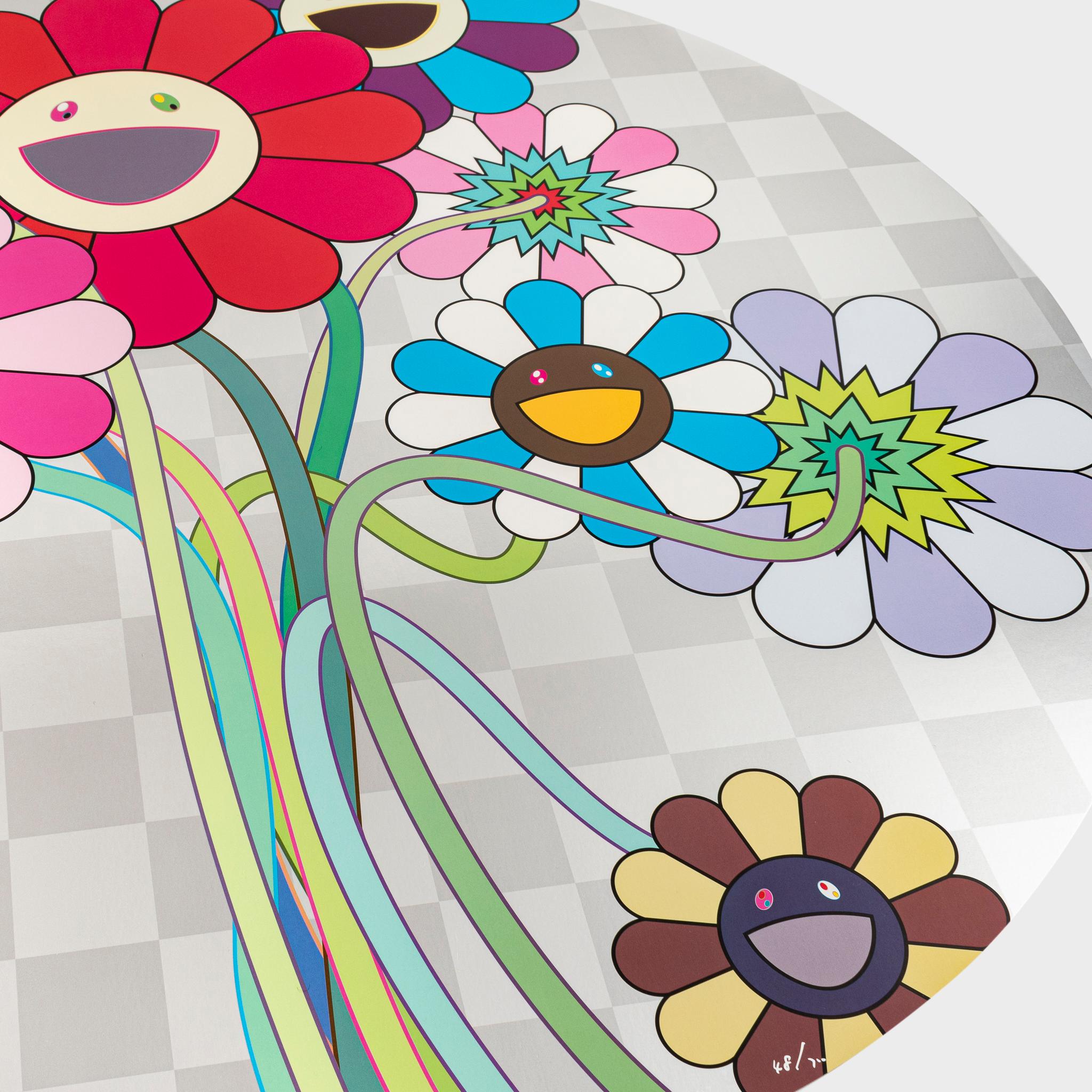 Warhol/Plata - Print Contemporáneo de Takashi Murakami
