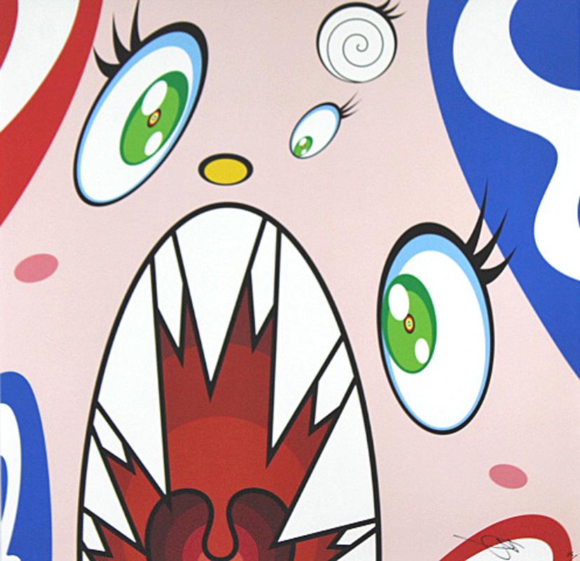 Abstract Print Takashi Murakami - Nous sommes le clancular carré