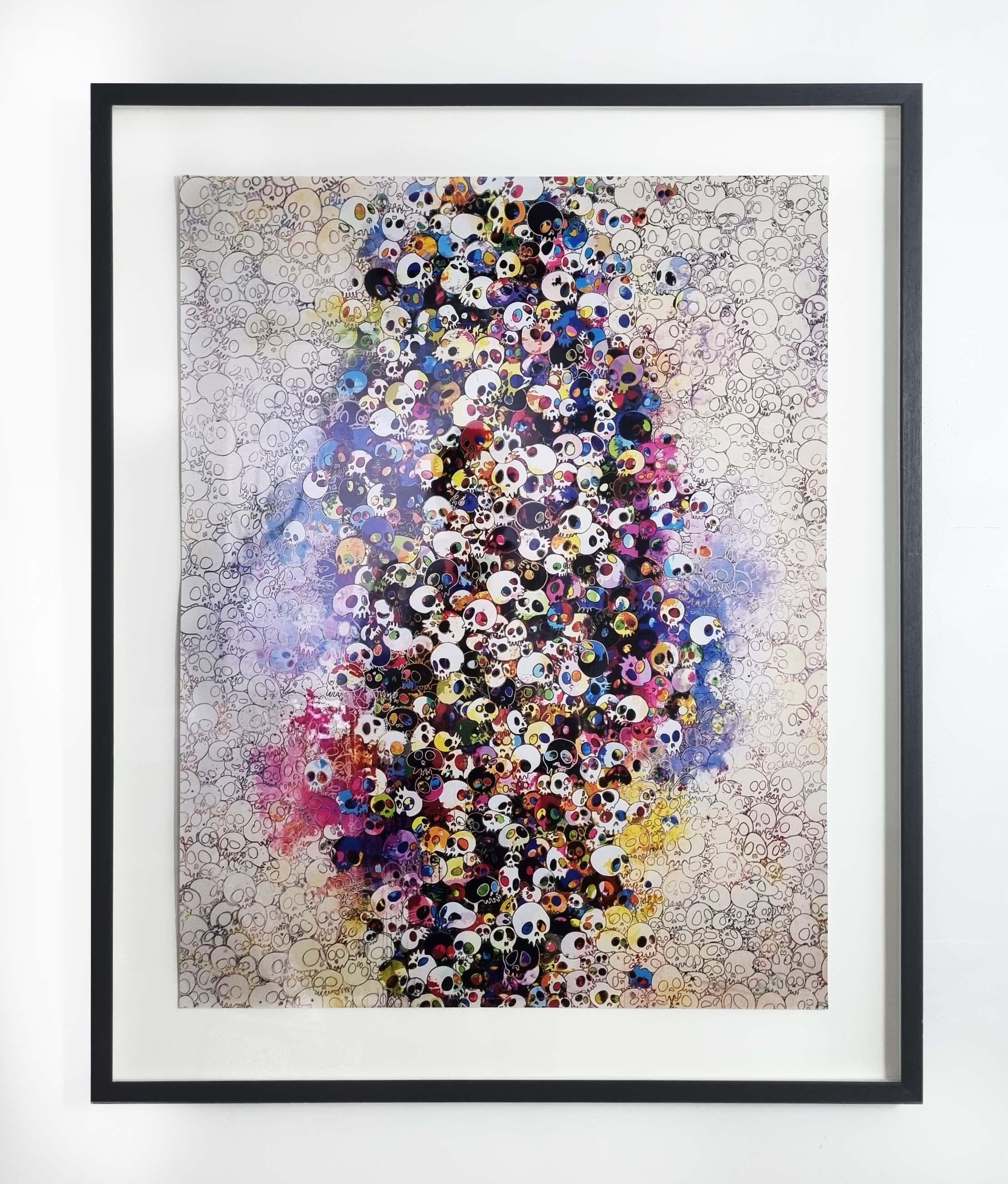 WHO'S AFRAID OF RED, YELLOW, BLUE AND DEATH (QUOI EST-CE QUI A RÉALISÉ DE RÉALISATION) - Abstrait Print par Takashi Murakami