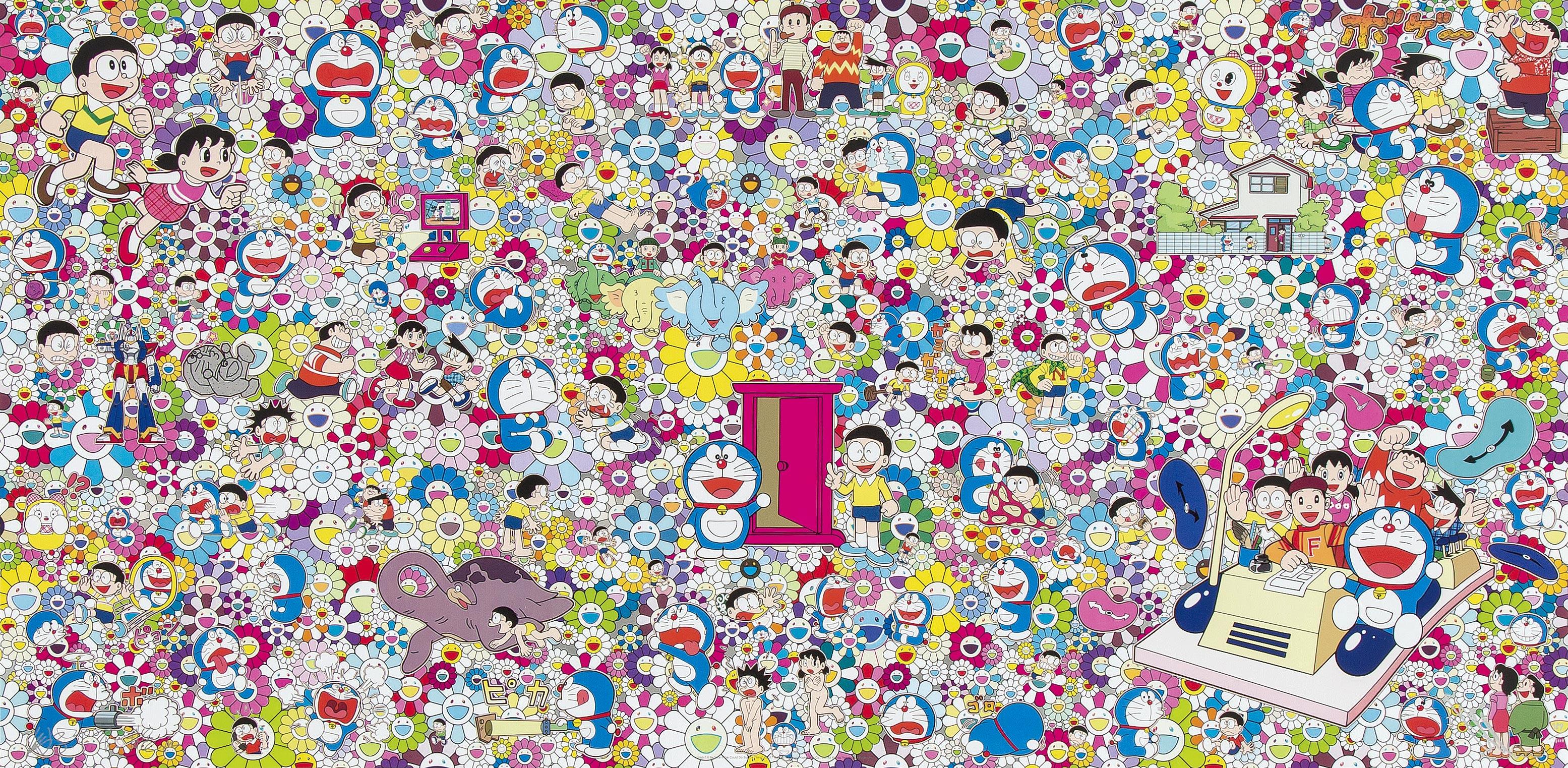 Takashi Murakami Figurative Print – Würde es nicht schön sein... Limitierte Auflage (Druck) von Murakami, signiert und nummeriert