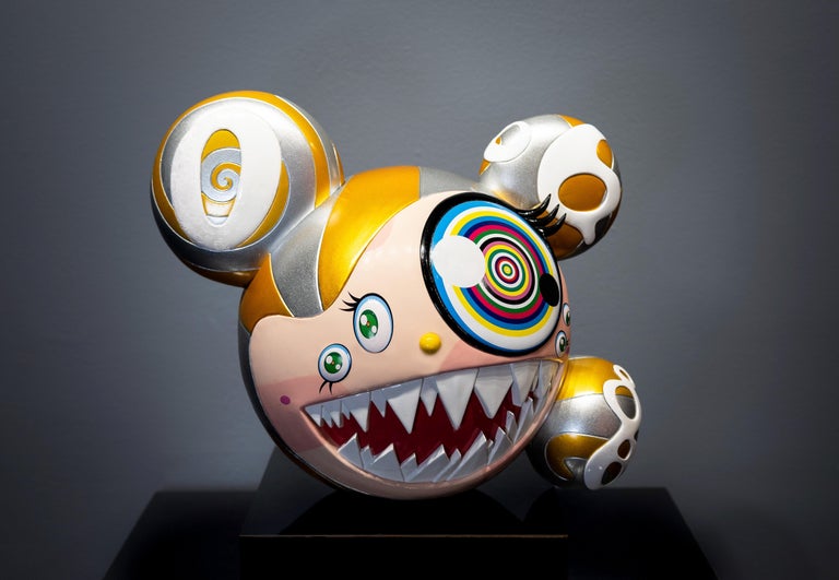 Takashi Murakami - ComplexCon: Mr. Dob Gold Sculpture, Vinyl Paint