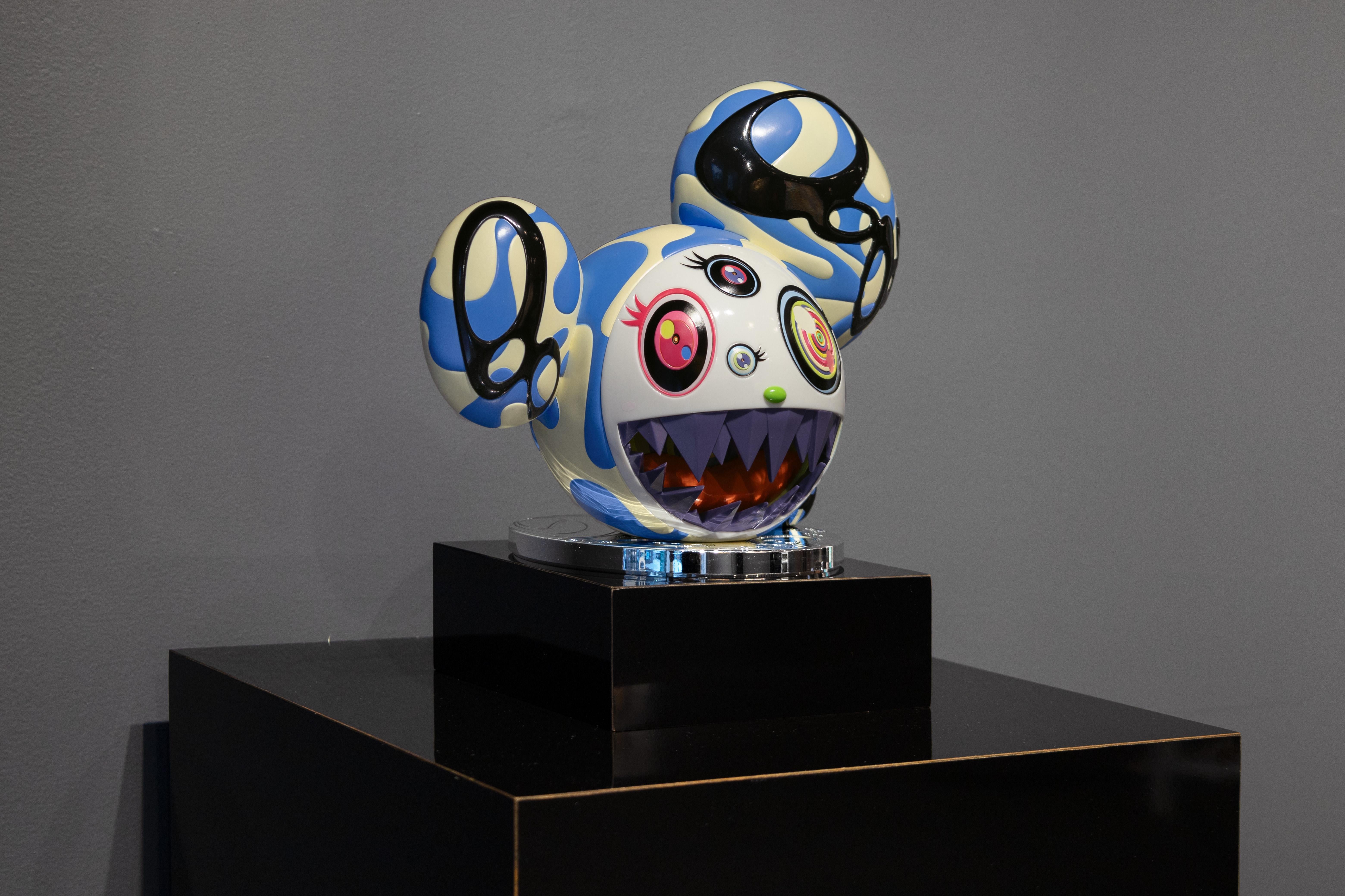 ‘Melting DOB (Ice Blue)’ Sculpture, 2022 - Gray Figurative Sculpture by Takashi Murakami