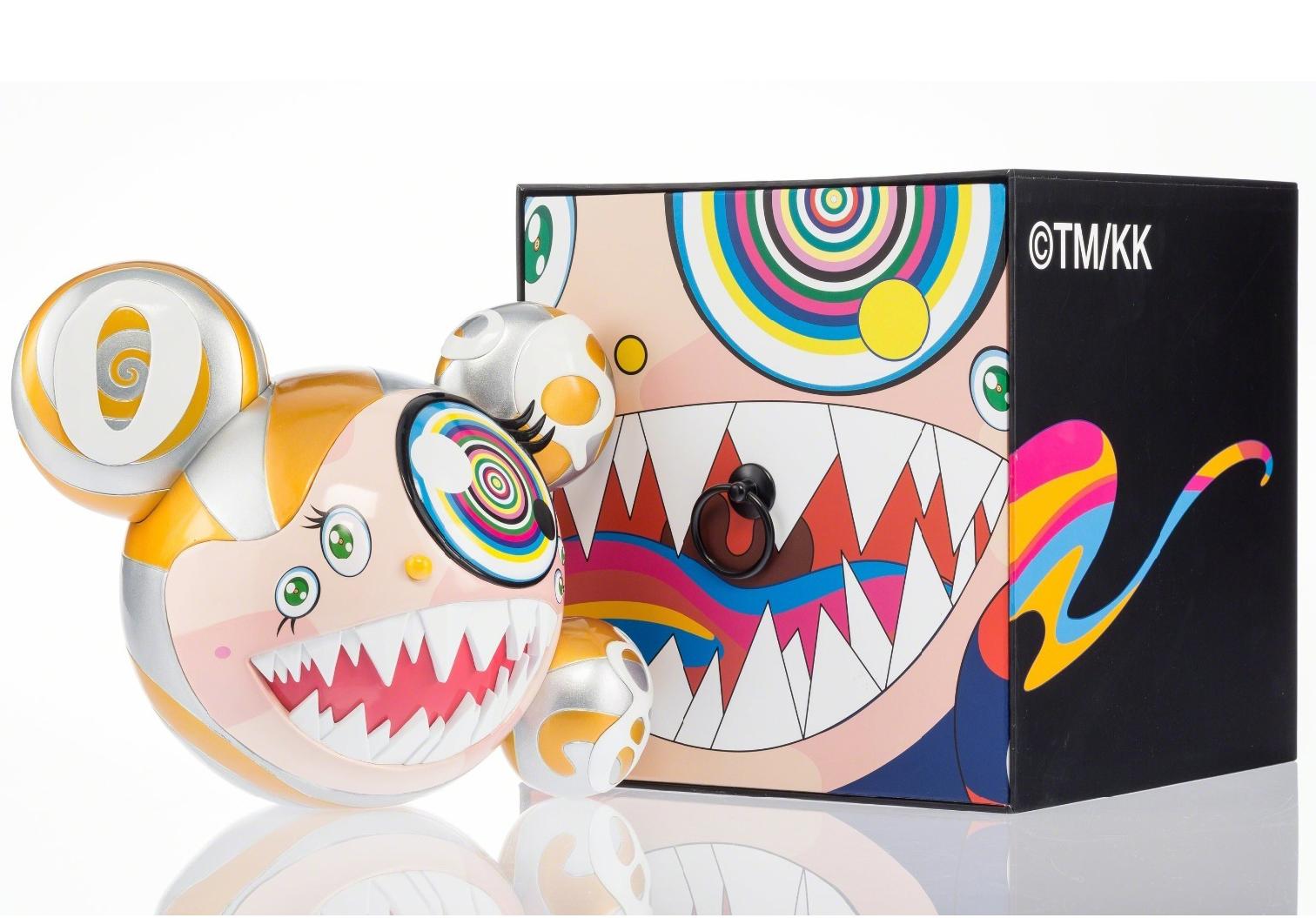 Abstract Sculpture de Takashi Murakami - Mr. DOB (Gold), limited edition sculpture