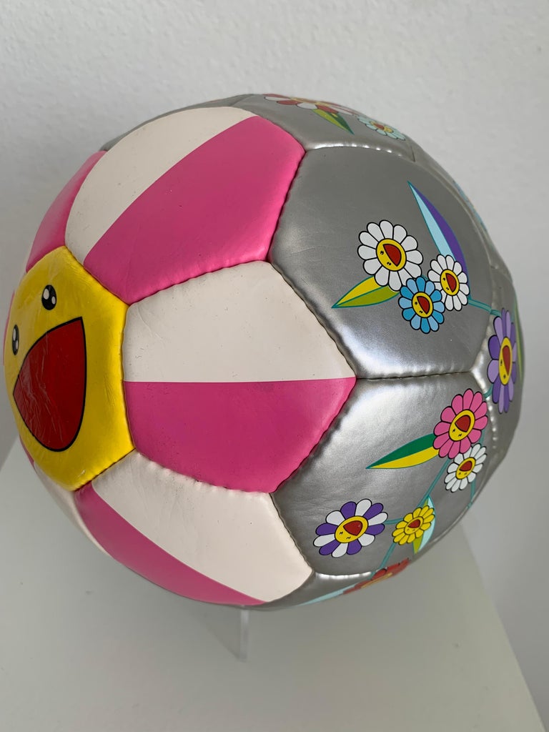 Takashi Murakami - Soccer Flower Ball with Vinyl Bag For