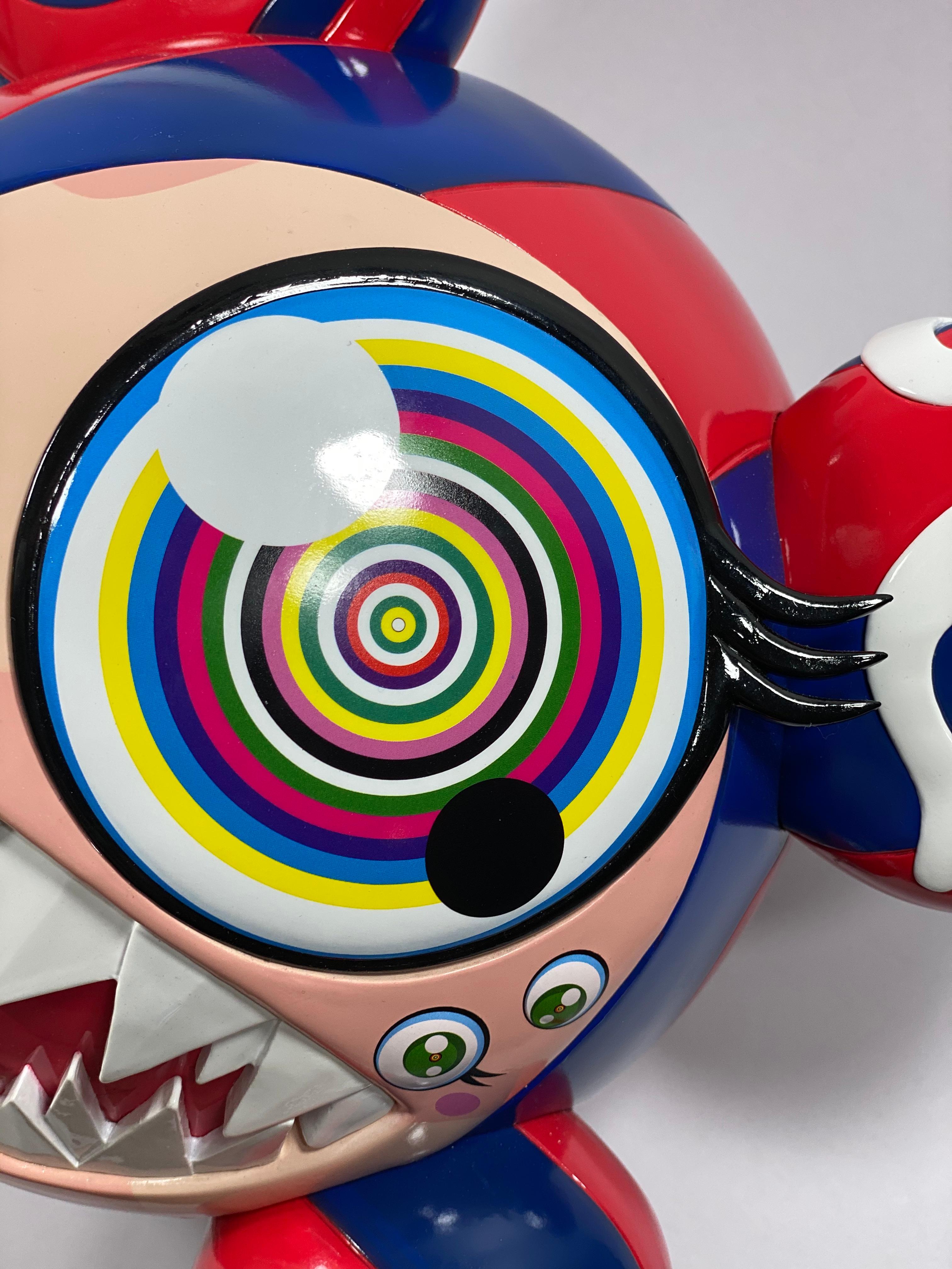 Takashi Murakami Complexcon 2016 Exclusive Mr Dob Red Blue Vinyl Art Toy New  2
