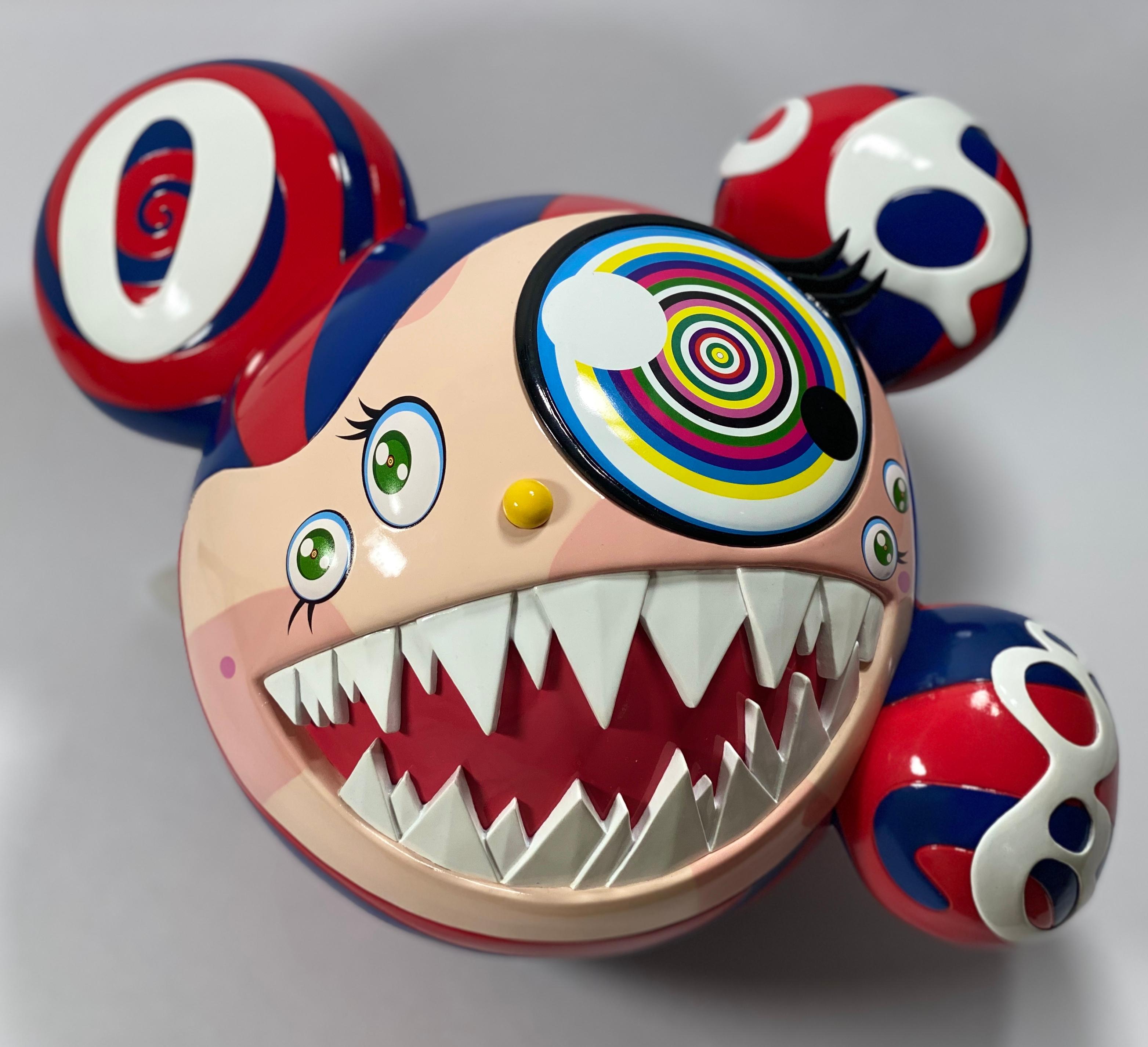 Takashi Murakami Complexcon 2016 Exclusive Mr Dob Red Blue Vinyl Art Toy New  3