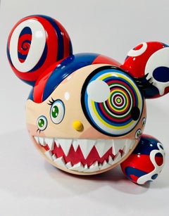 Takashi Murakami Complexcon 2016 Exclusive Mr Dob Red Blue Vinyl Art Toy New