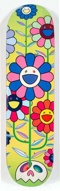 Platine de skateboard Takashi Murakami Flowers (Takashi Murakami flowers)