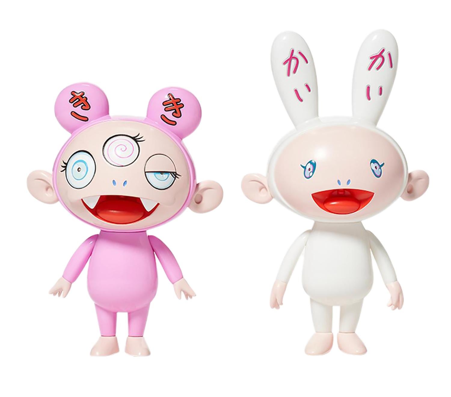 Takashi Murakami KAIKAI & KIKI (Takashi Murakami Blue Eyes art toys: lote de 2) 1