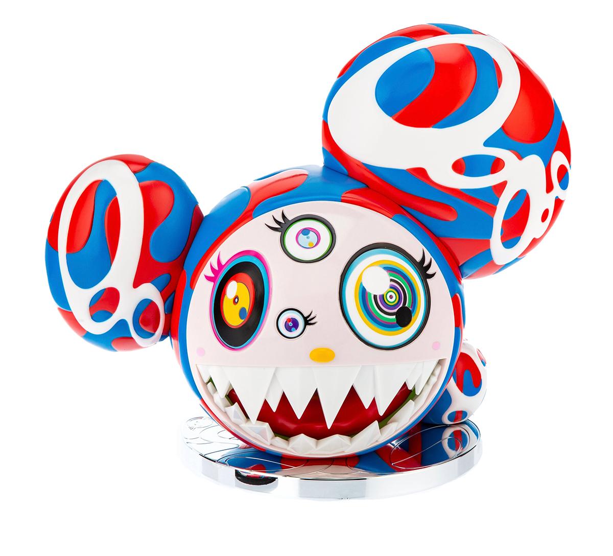 Takashi Murakami Melting DOB, 2021:
Takashi Murakami's signature DOB figure new/unopened in its original packaging. A standout Murakami limited edition collector's piece, rarely presented new/sealed in its original factory box. 

Medium: Painted