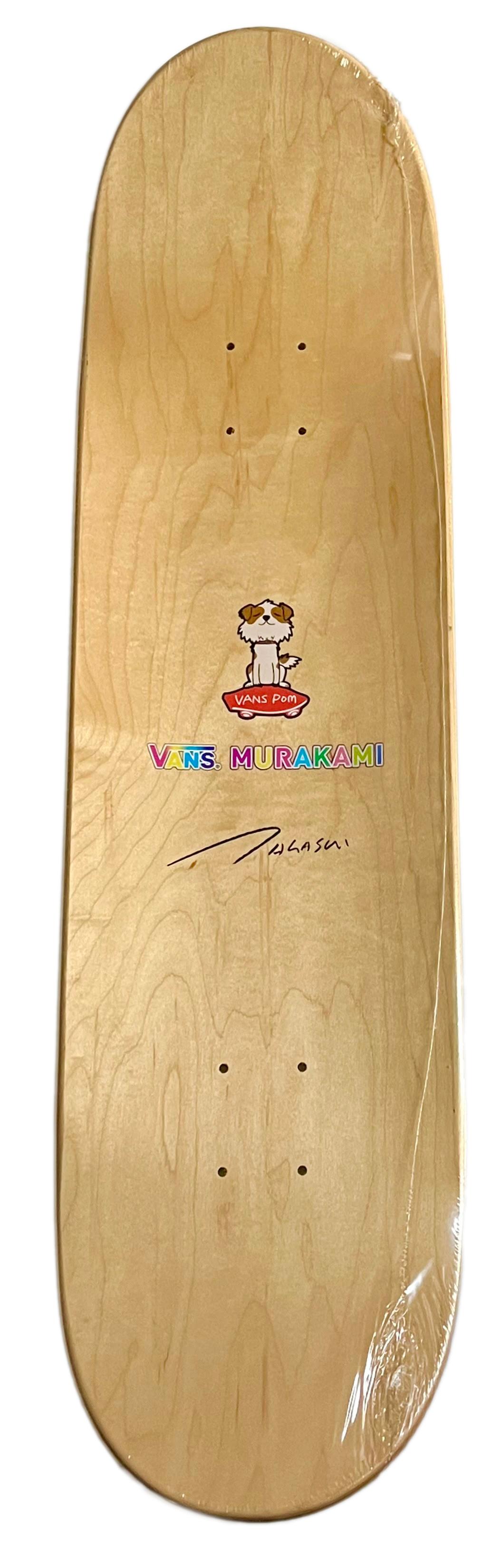 Takashi Murakami skateboard deck (Takashi Murakami skulls skate deck) in vendita 2