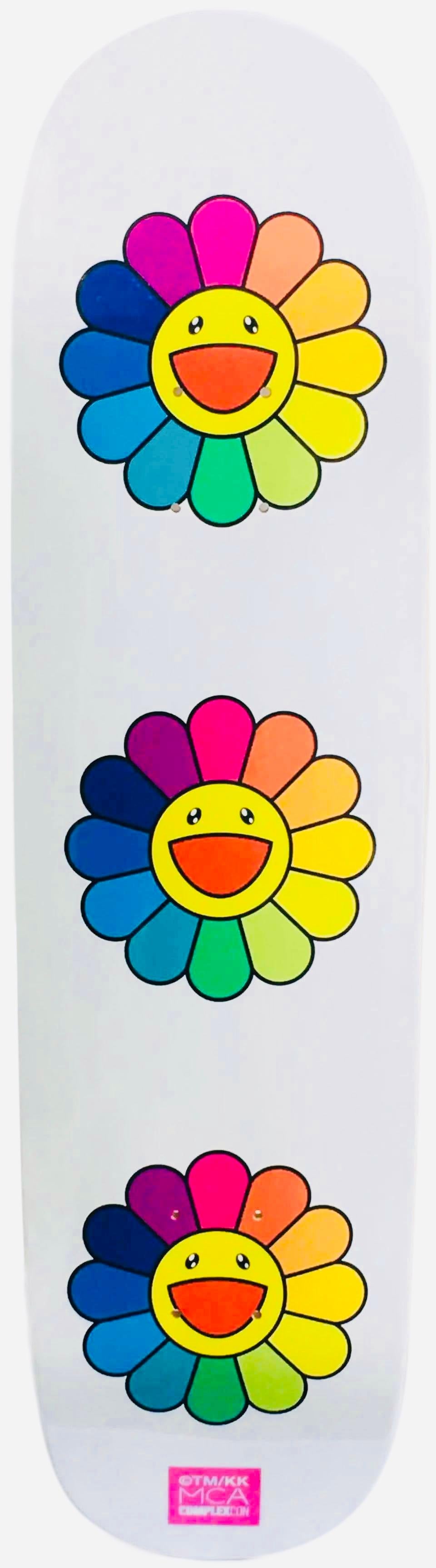 Yayoi Kusama Takashi Murakami Skateboard decks (2 opere) in vendita 3
