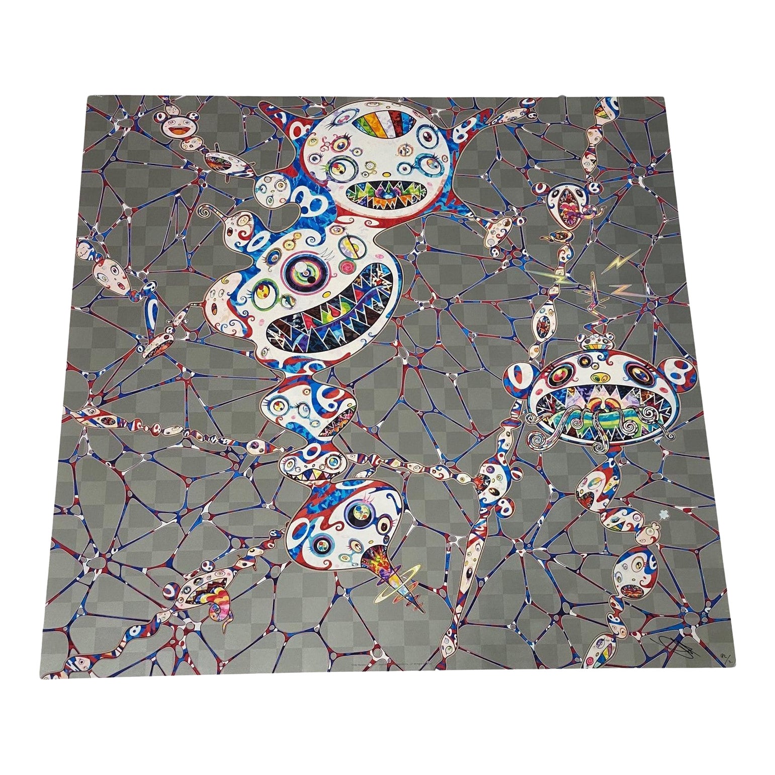 Takashi Murakami Signed Limited Edition Superflat Japanese Print DOB Myxomycete