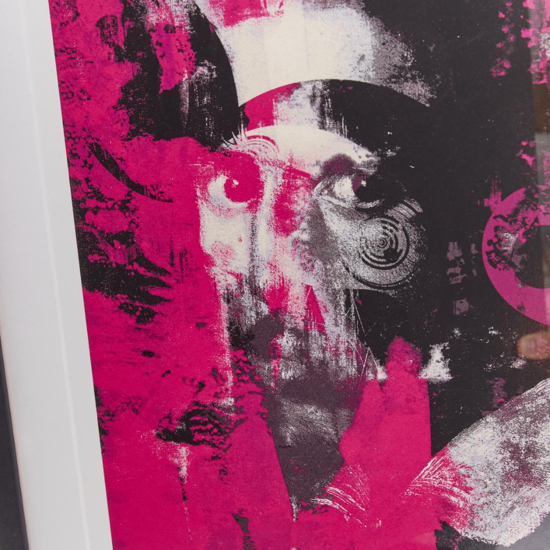 Nero Takashi Murakami VIRGIL ABLOH Glance Past The Future 2018 SerigrafiaCarta 2/300 in vendita