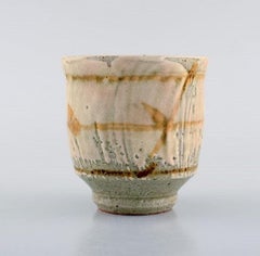 Takashi Ohyoma, Japan, Unique Goblet / Vase in Glazed Ceramics, 1980s