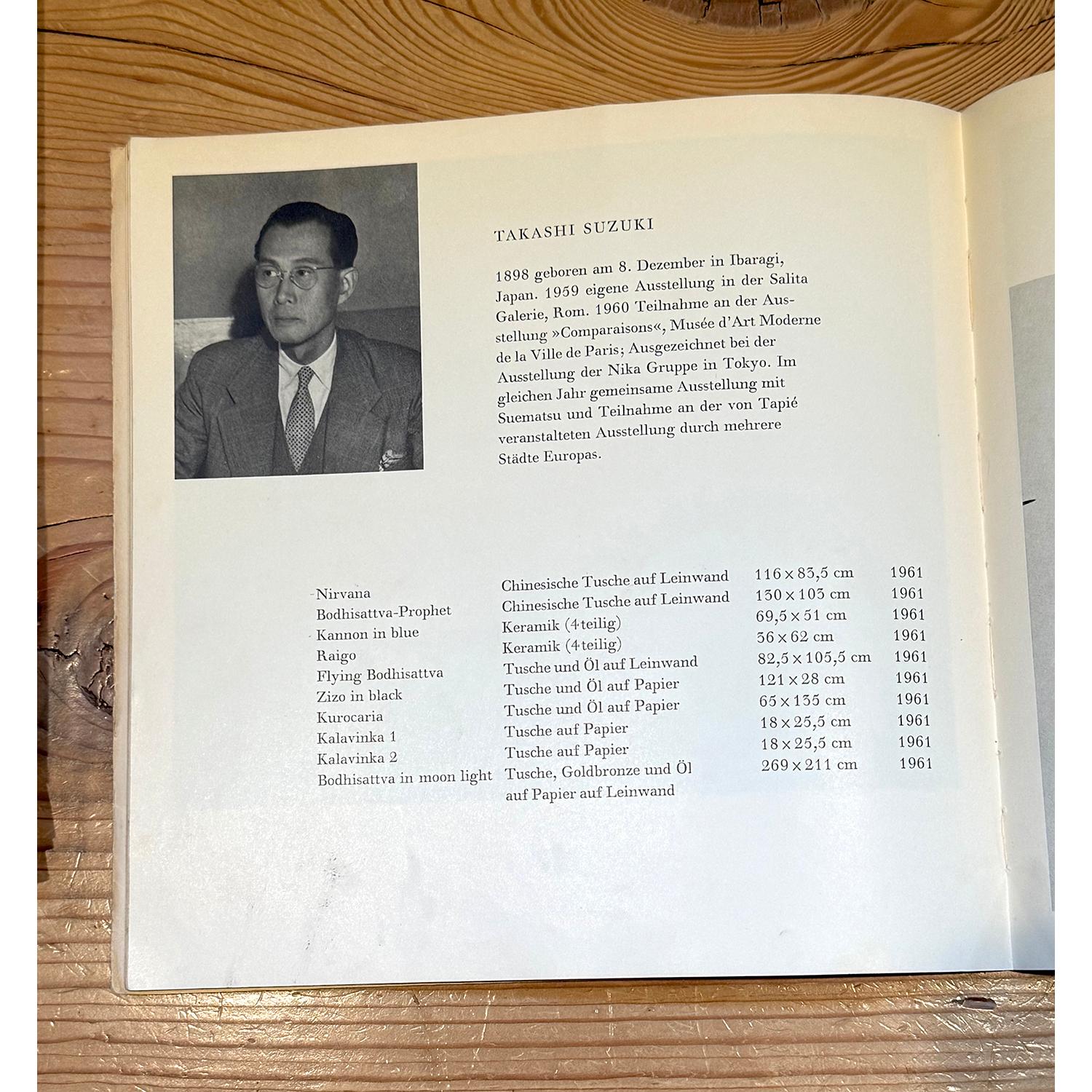 An abstract expressionist glazed pottery plaque by British-Japanese artist Takashi Suzuki.

There is minimal information about the artist, and unfortunately, there is a more contemporary artist by the same name that dominates the internet, so