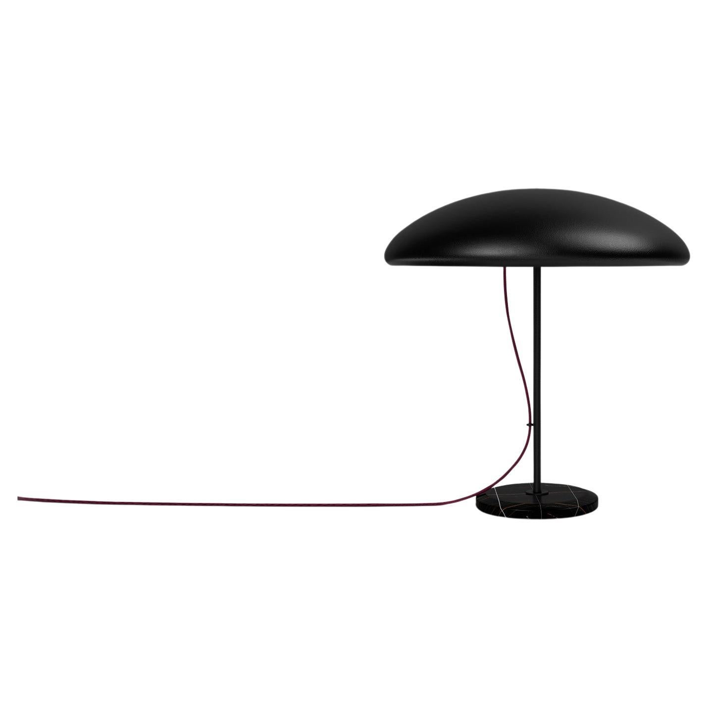 Takayama Table Lamp by Yabu Pushelberg in Nero Casino Metal & Sahara Noir Marble