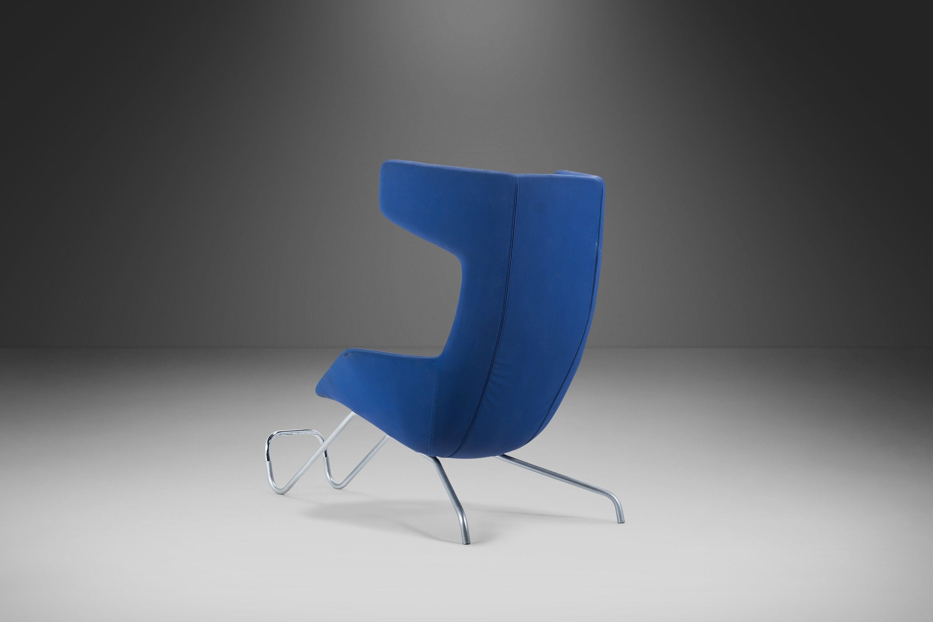 Contemporary Take a Line for a Walk Lounge Chair by Alfredo Häberli for Moroso, Italy, 2000s For Sale